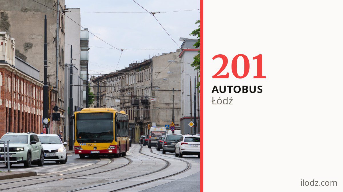Autobus 201 w Łodzi
