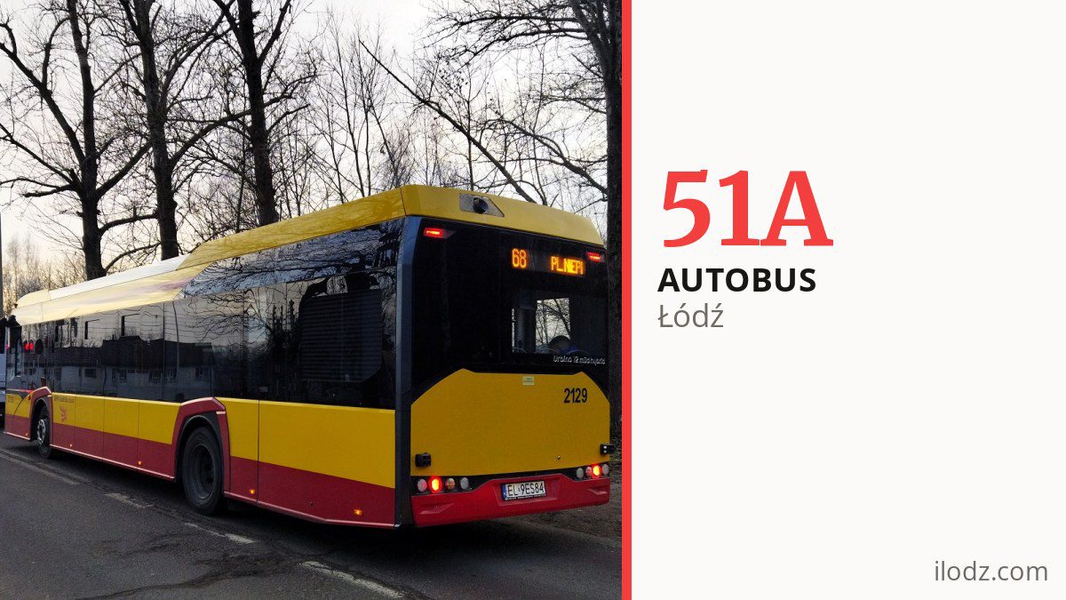 Autobus 51A w Łodzi