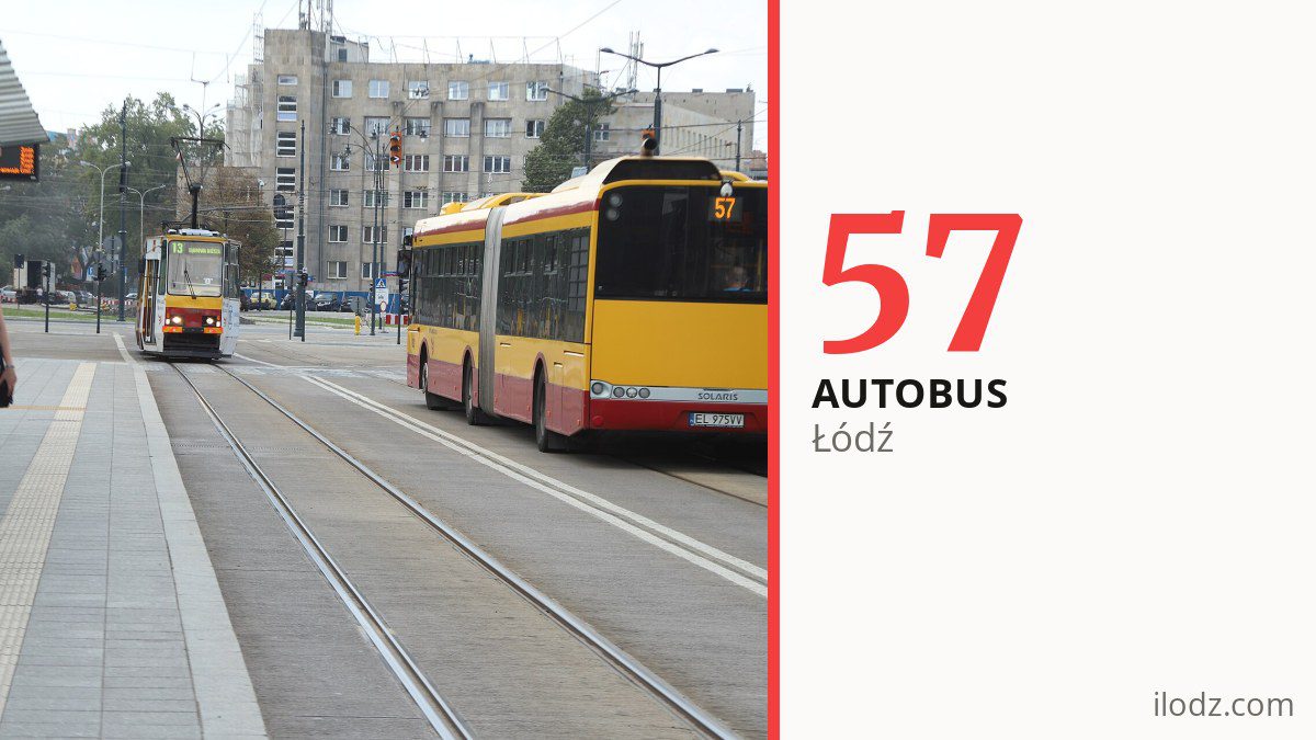 Autobus 57 w Łodzi
