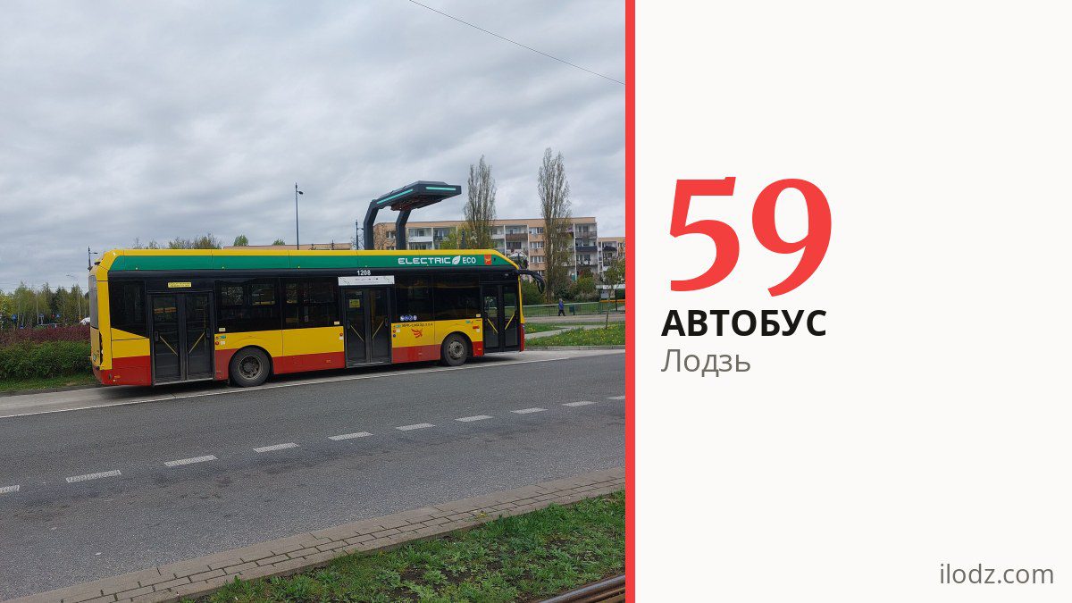Автобус 59 у Лодзі