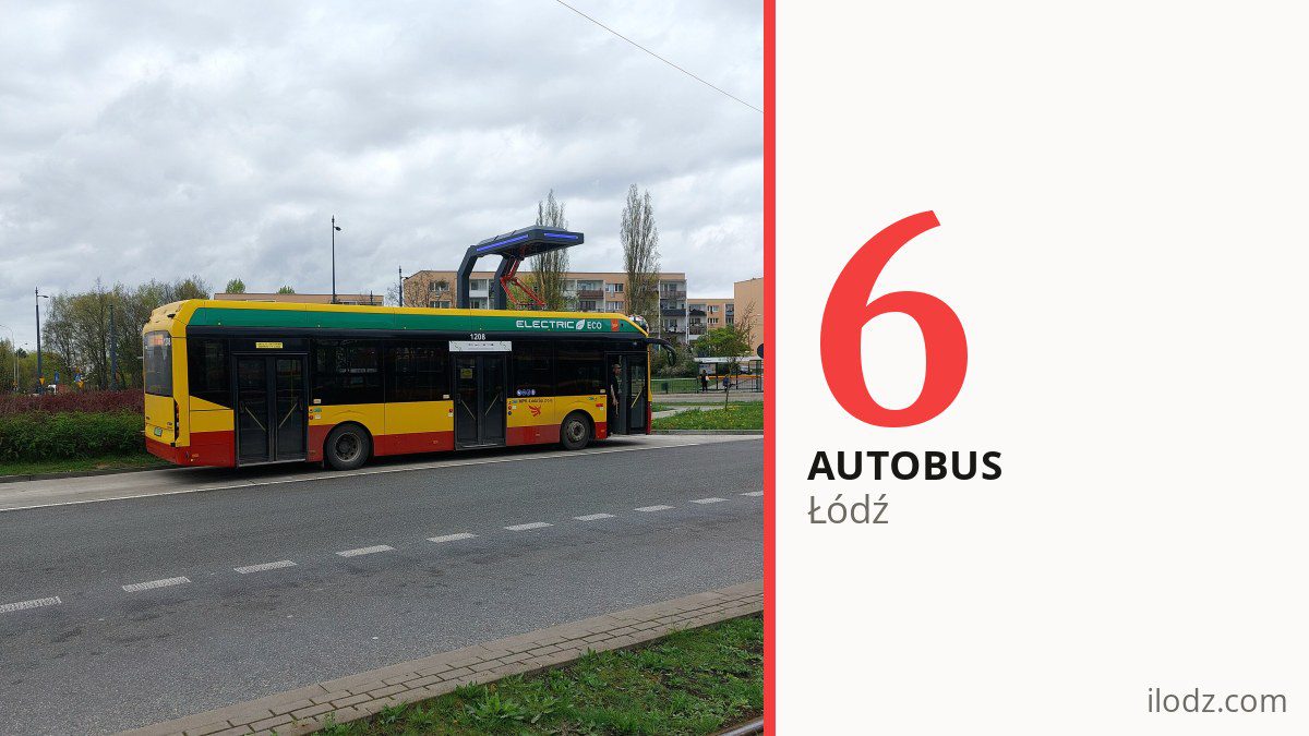 Autobus 6 w Łodzi