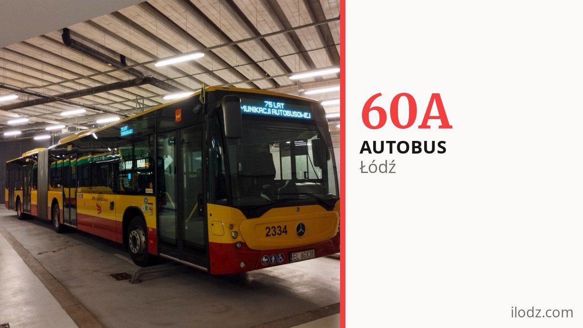 Autobus 60A w Łodzi