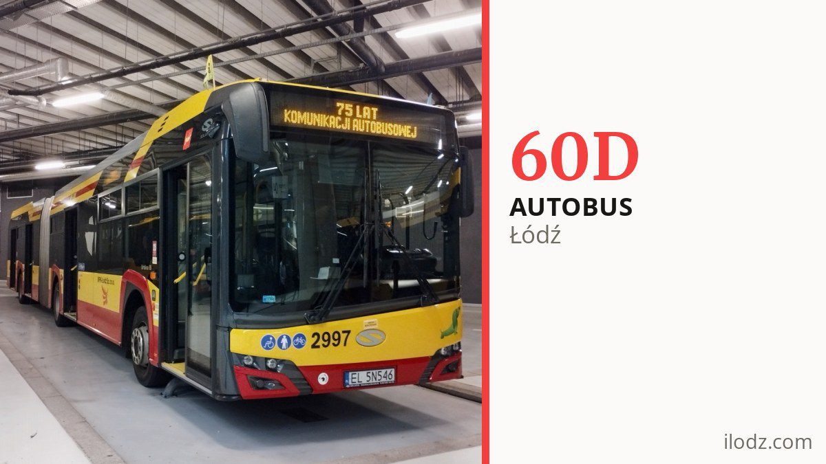 Autobus 60D w Łodzi