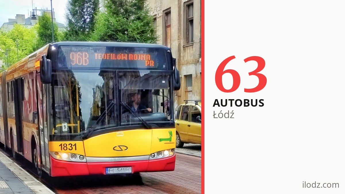 Autobus 63 w Łodzi