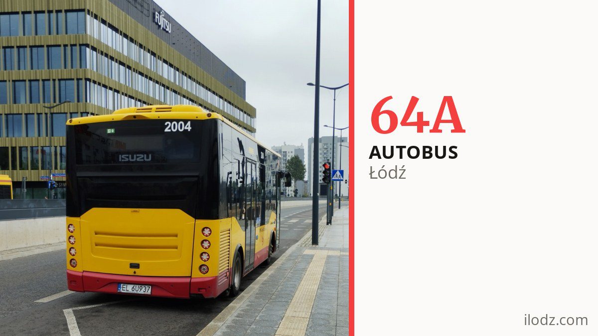 Autobus 64A w Łodzi
