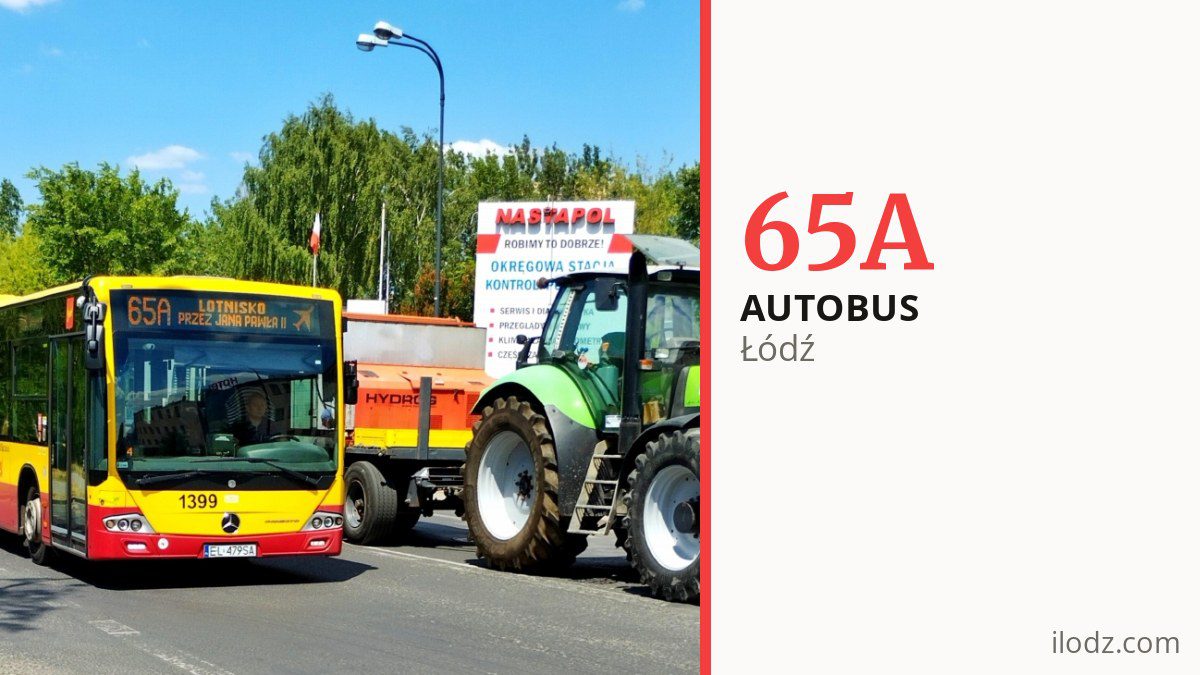 Autobus 65A w Łodzi