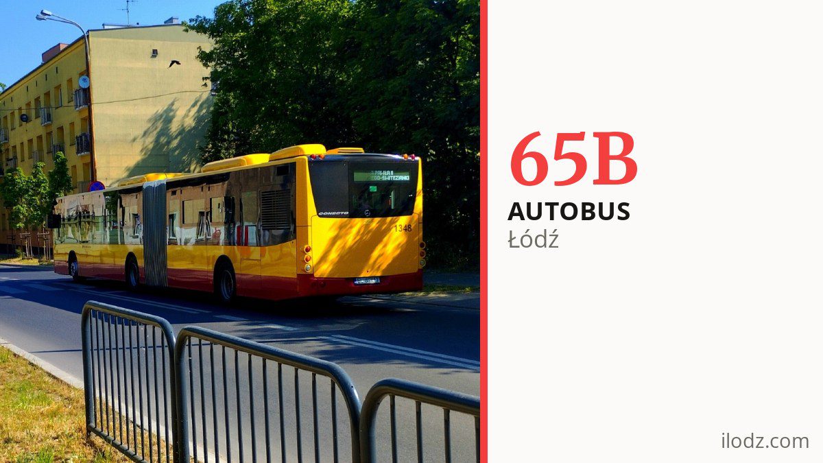 Autobus 65B w Łodzi