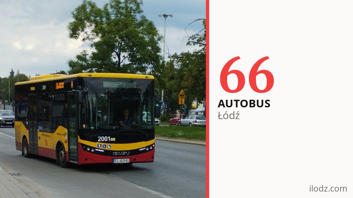 Autobus 66 w Łodzi