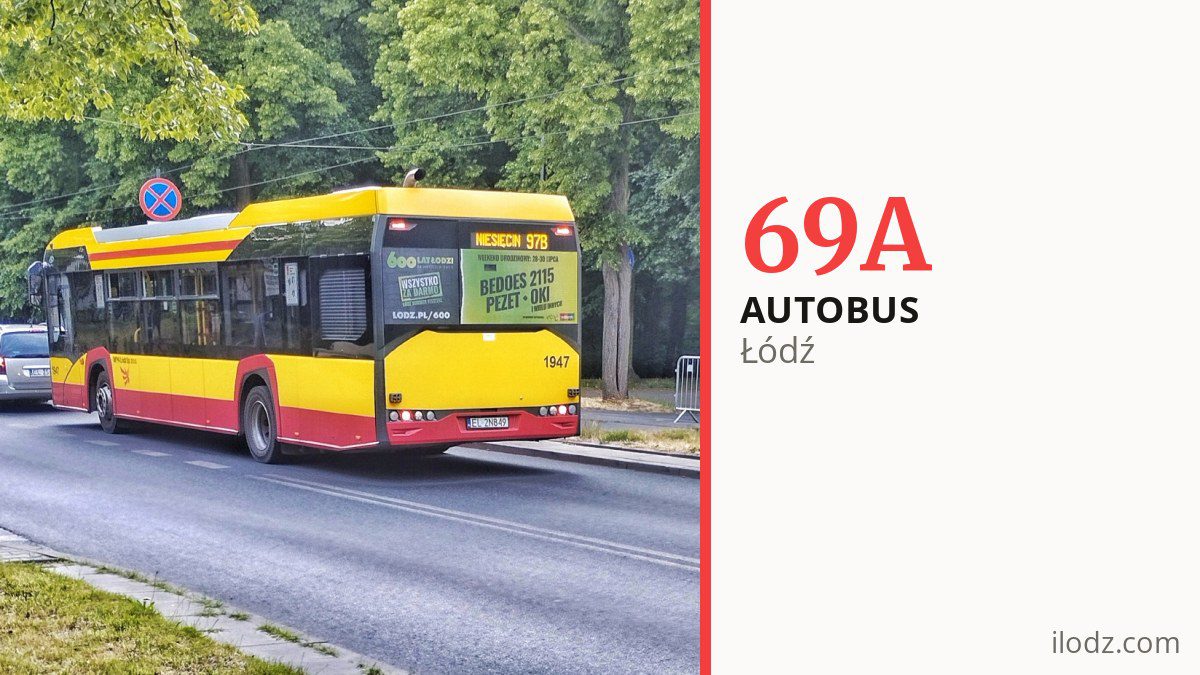 Autobus 69A w Łodzi