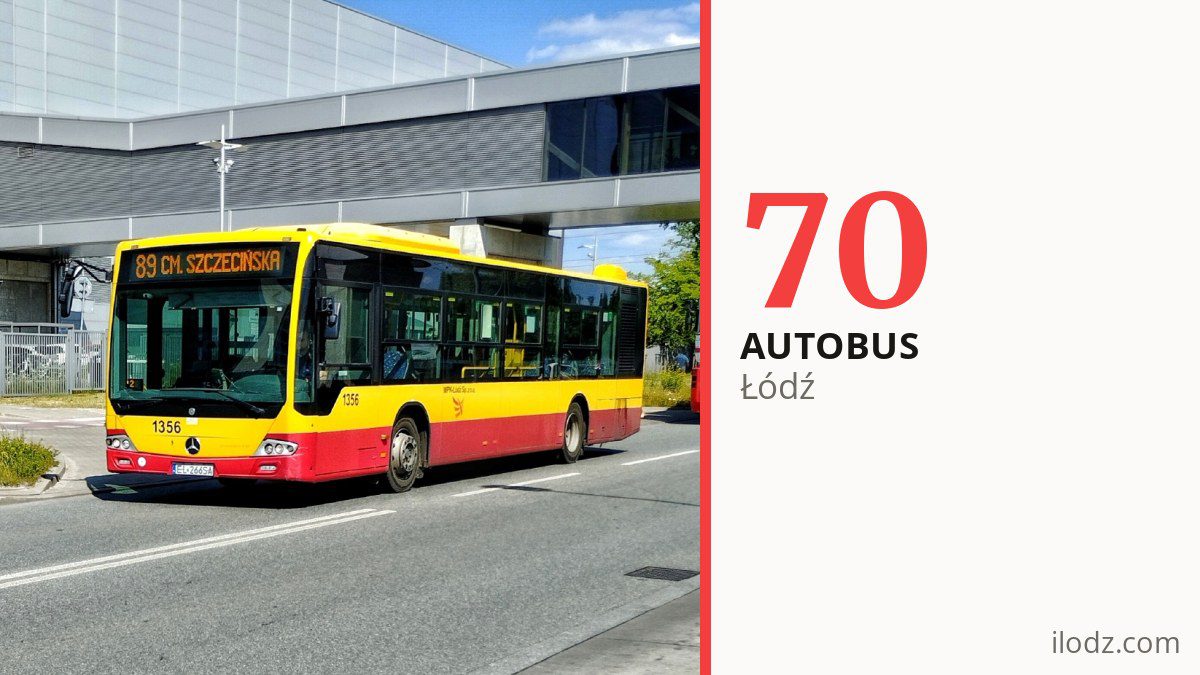 Autobus 70 w Łodzi