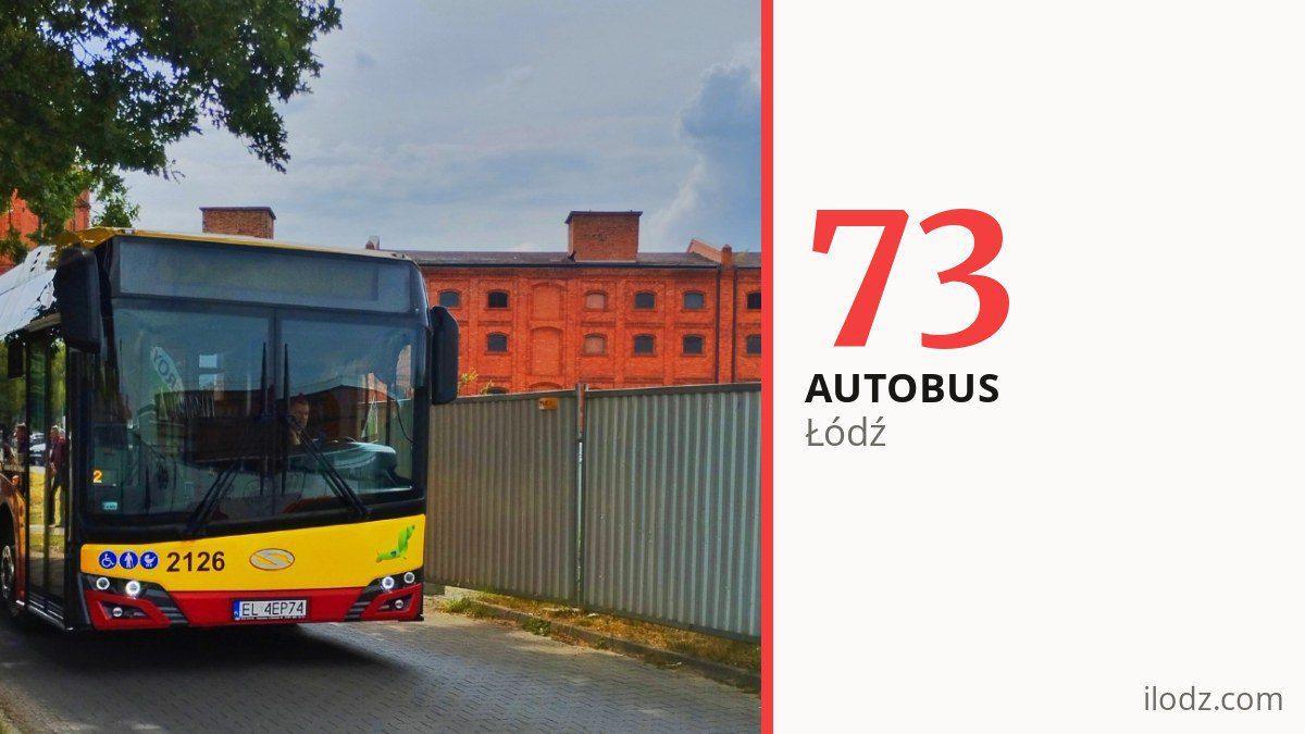 Autobus 73 w Łodzi