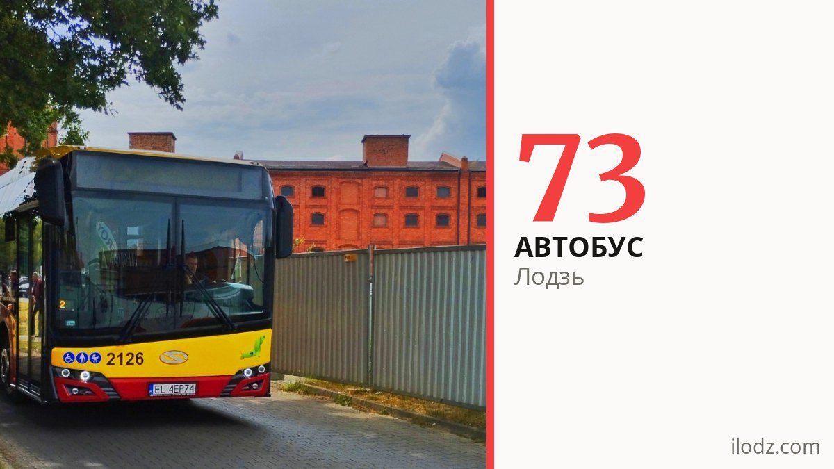 Автобус 73 у Лодзі