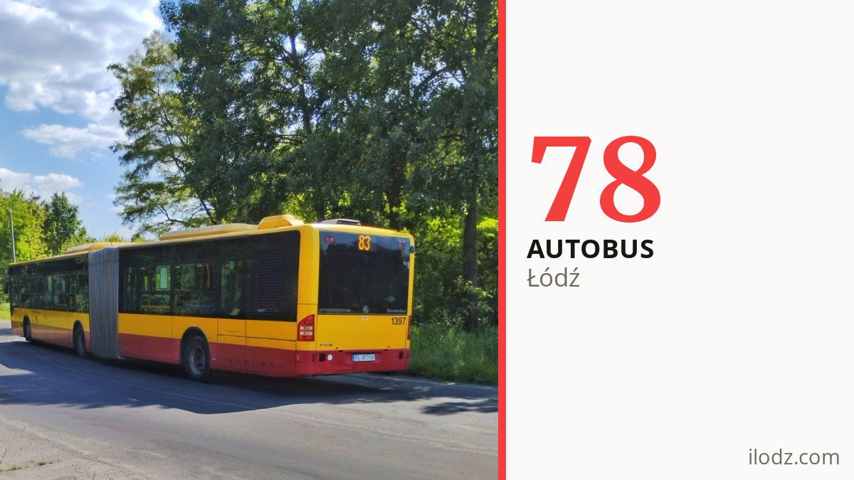 Autobus 78 w Łodzi