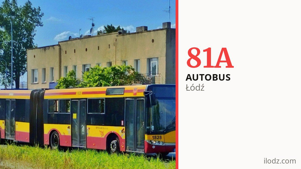 Autobus 81A w Łodzi