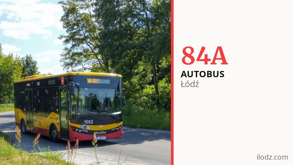 Autobus 84A w Łodzi