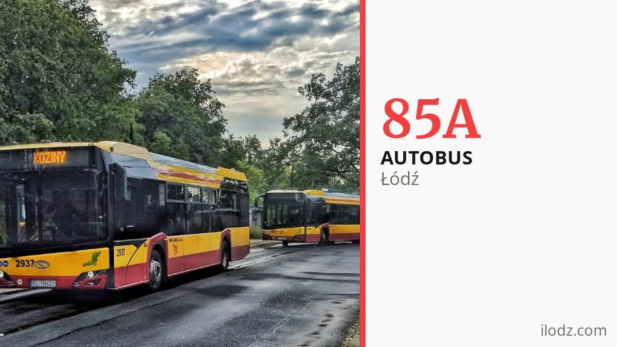 Autobus 85A w Łodzi