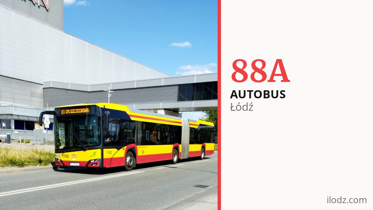 Autobus 88A w Łodzi