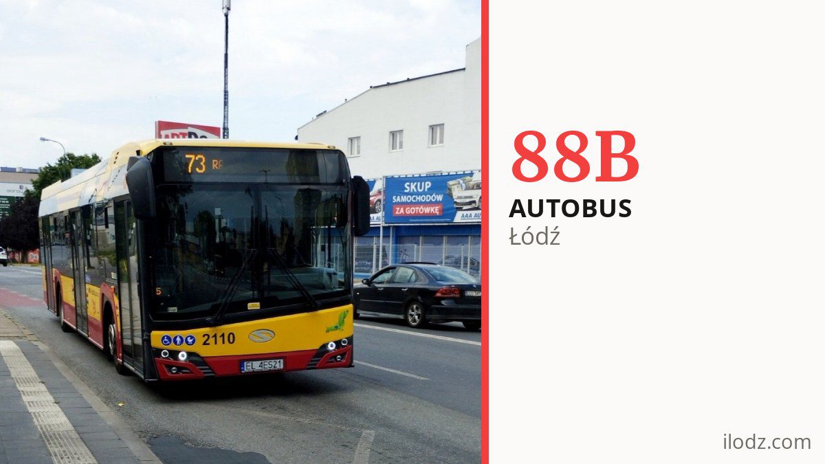 Autobus 88B w Łodzi