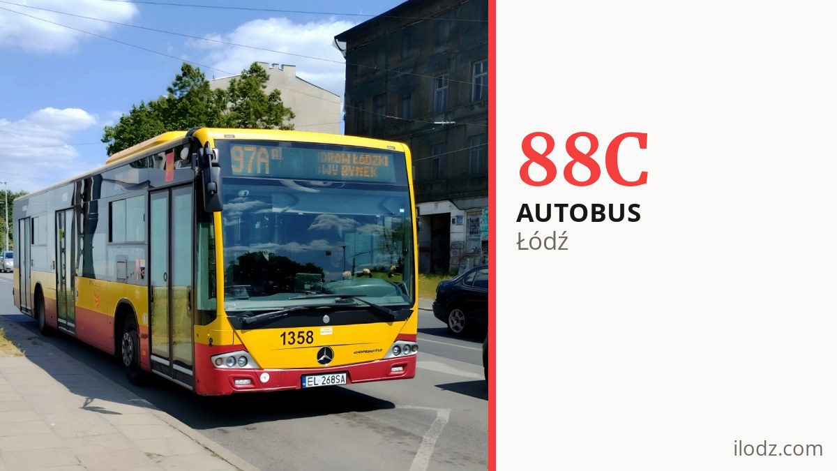 Autobus 88C w Łodzi