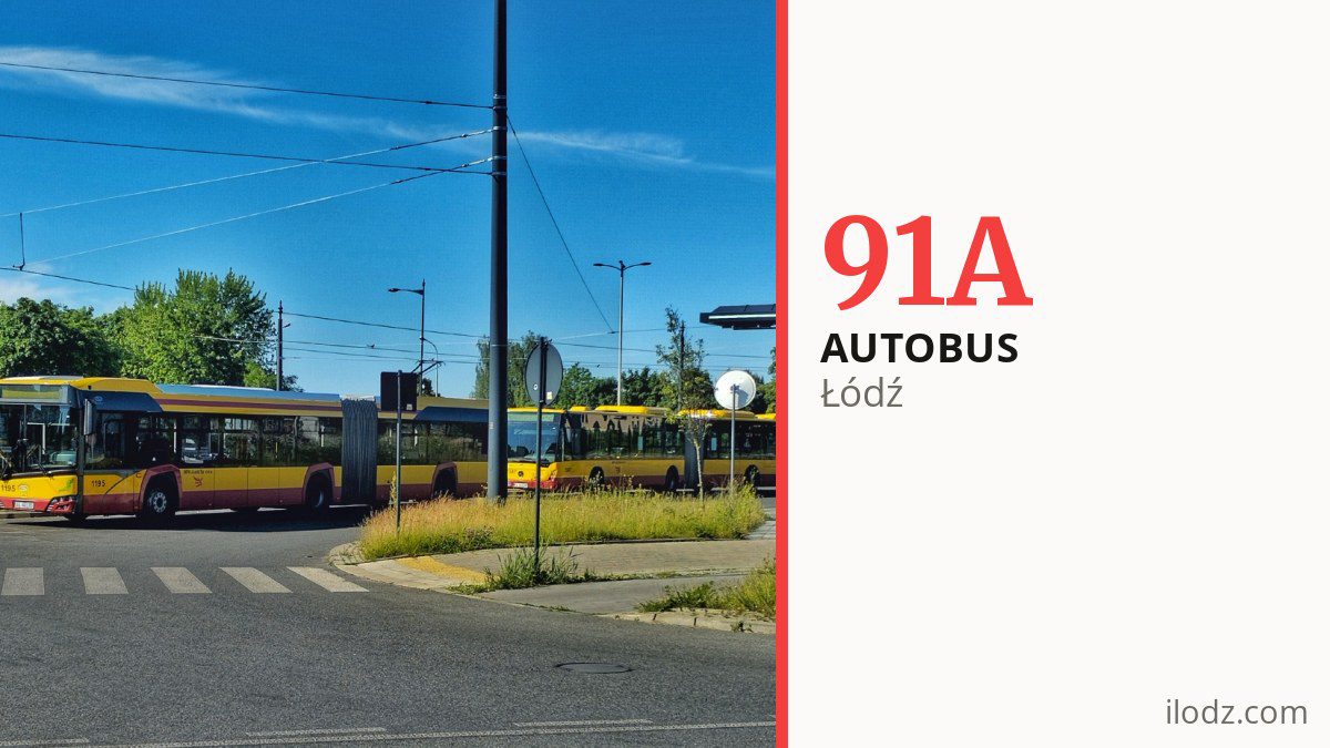 Autobus 91A w Łodzi