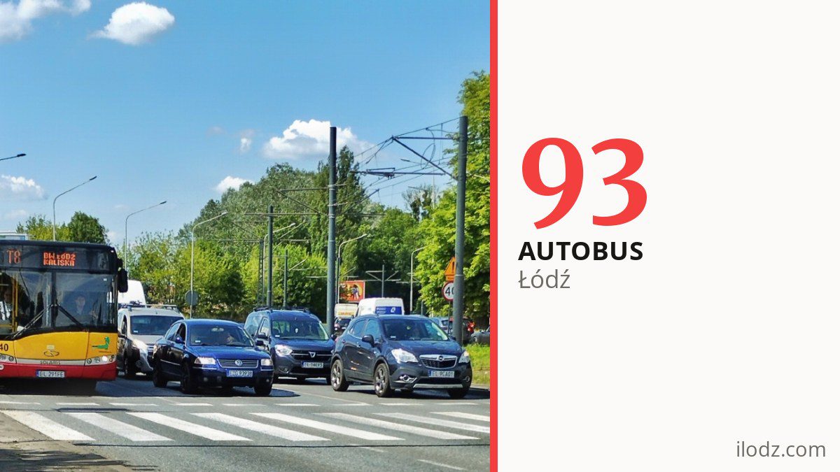 Autobus 93 w Łodzi