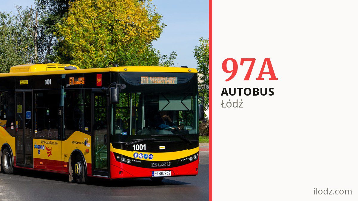 Autobus 97A w Łodzi