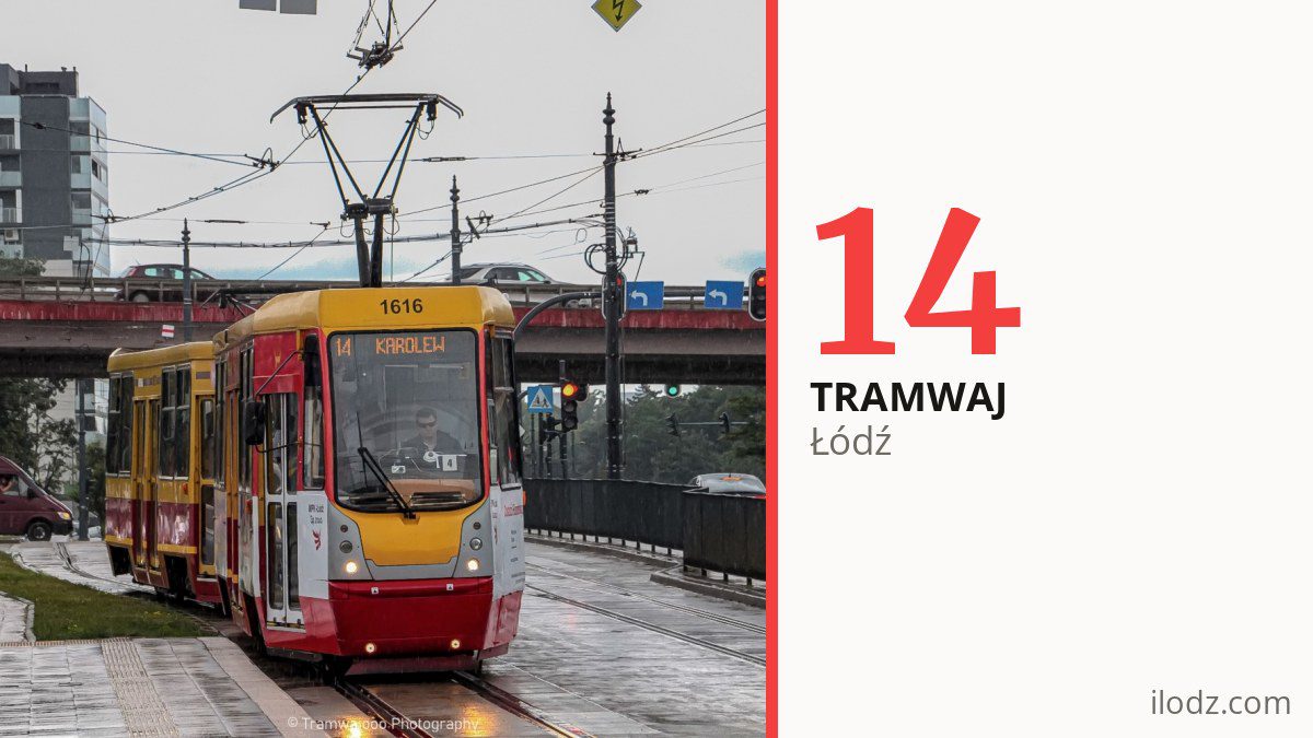 Tramwaj 14 w Łodzi