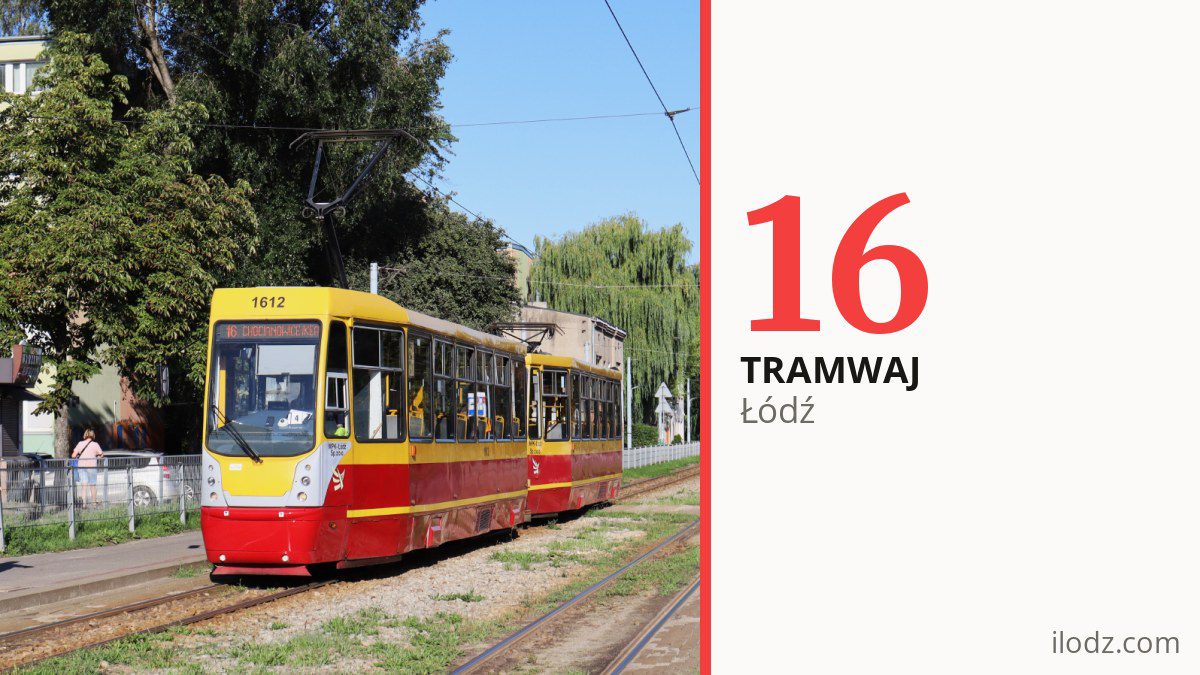 Tramwaj 16 w Łodzi